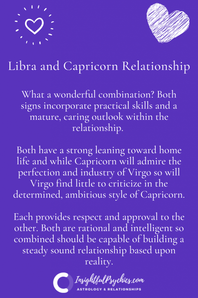 Libra and Capricorn Relationship