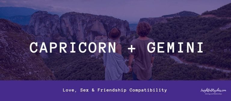 Capricorn and Gemini Compatibility: Sex, Love, and Friendship