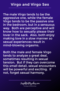 Virgo and Virgo Compatibility: Sex, Love, and Friendship