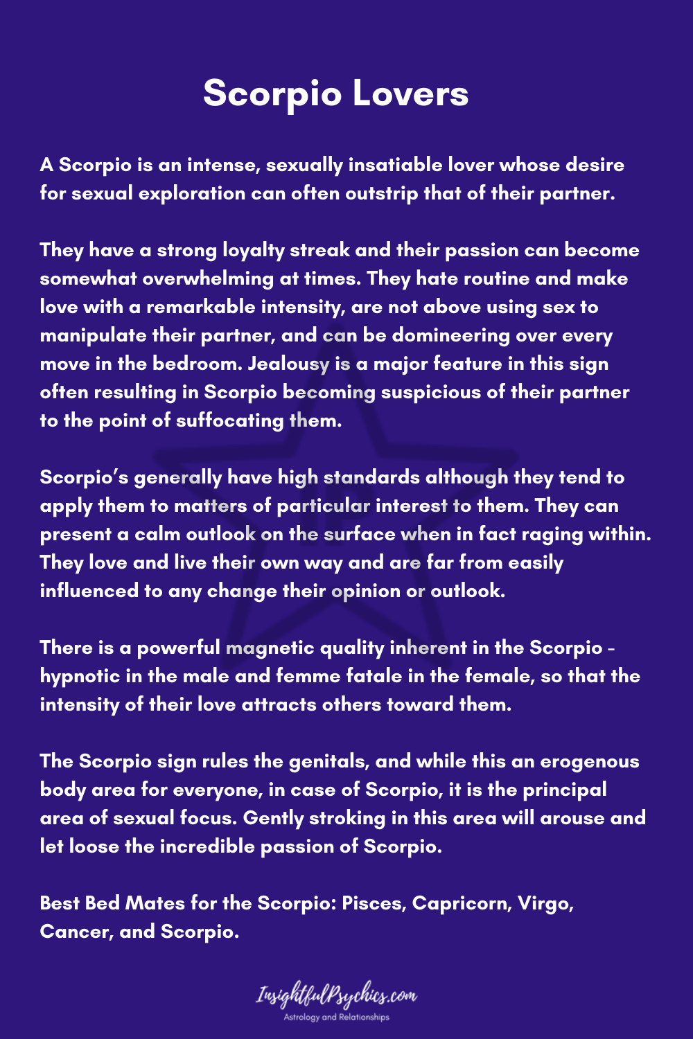 scorpio lovers