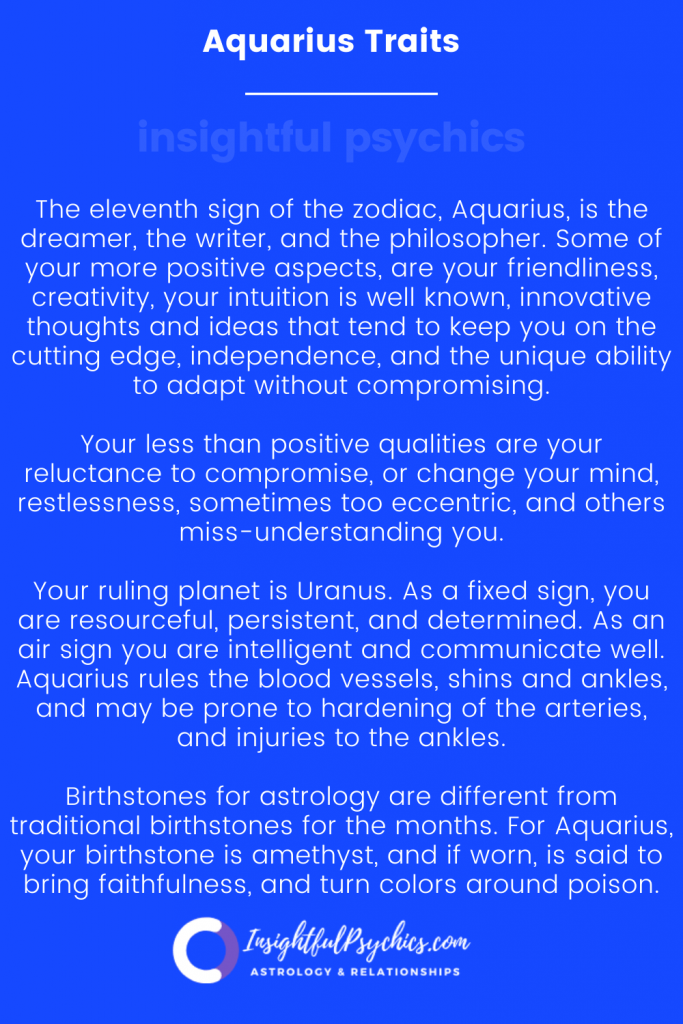 Aquarius facts
