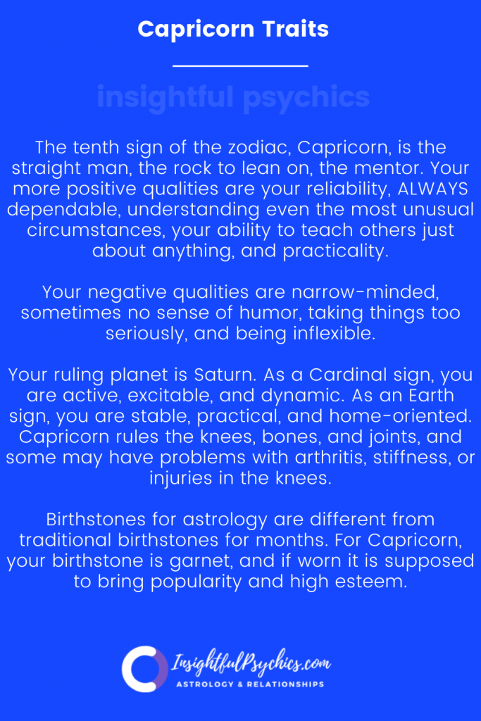 Capricorn facts