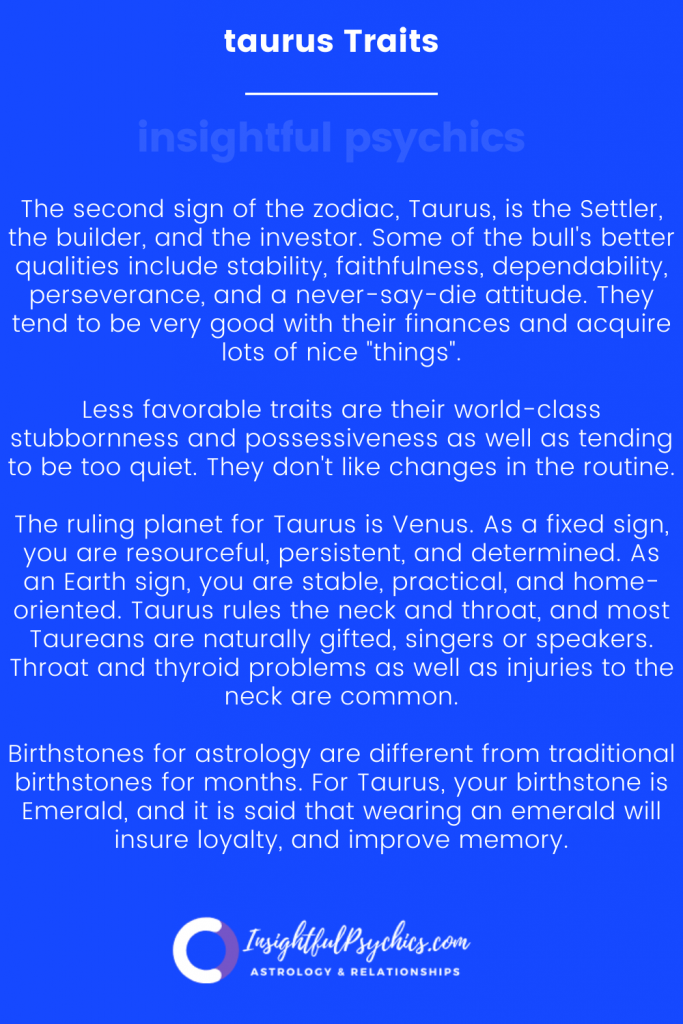 taurus facts