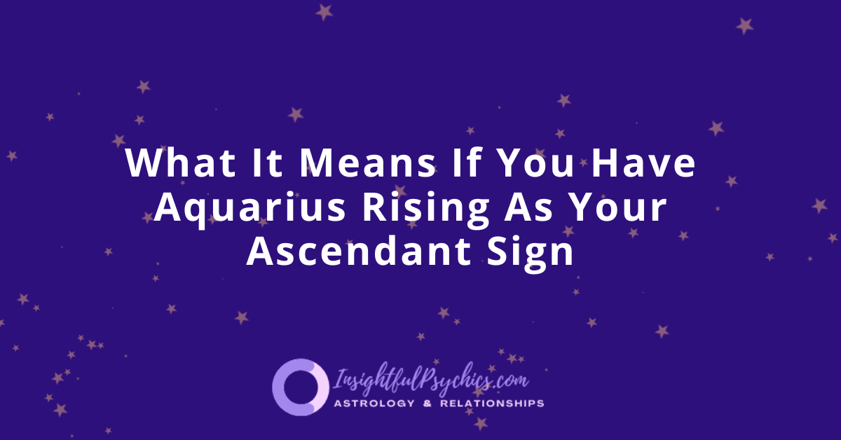 Aquarius ascendant
