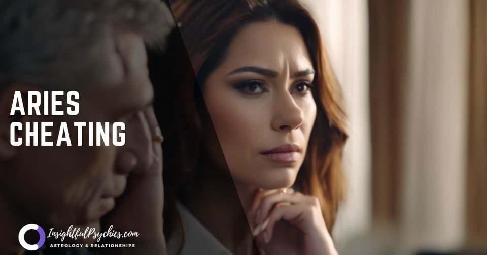 aries cheating - woman looking concerned her man is a cheater