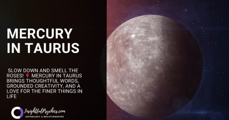 Mercury in Taurus