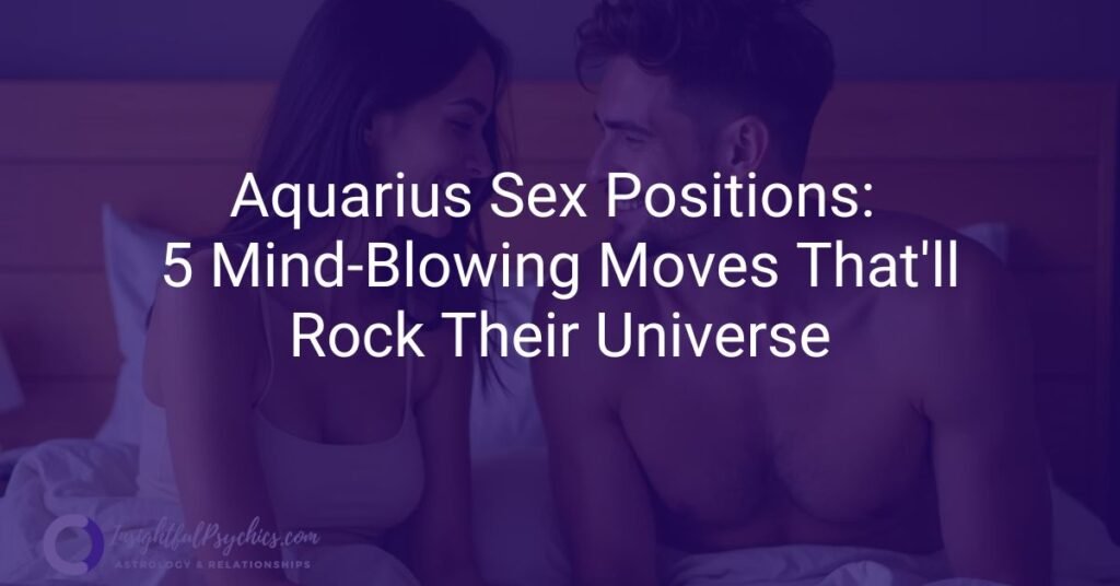image of a man and woman in the bedroom together repsenting a AQUARIUS with their partner.
