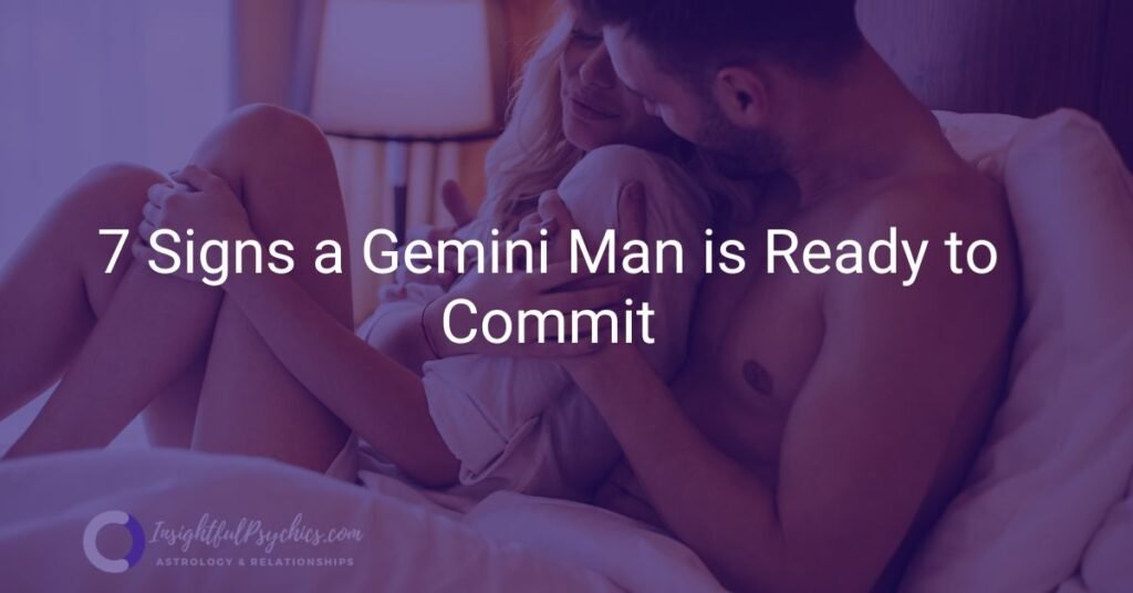 gemini man ready to commit - a man holding and hugging his girlfriend on a sunday monring embrace.