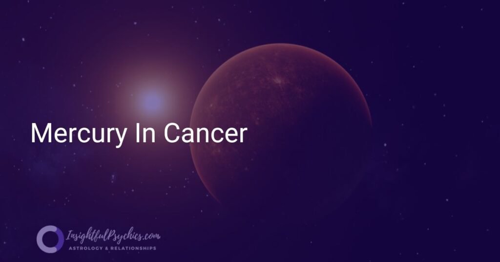 mercury in cancer - a image of mercury in the solay system with the sun behind it.
