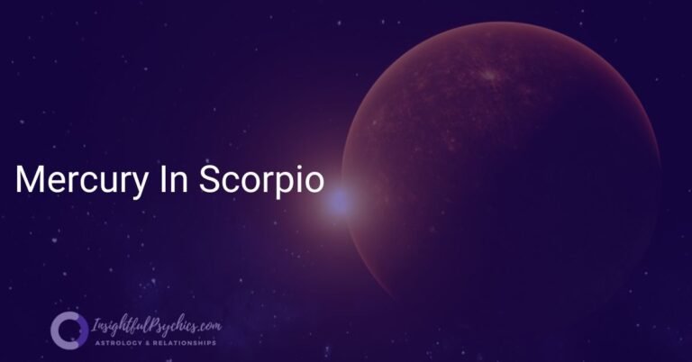 Mercury in Scorpio